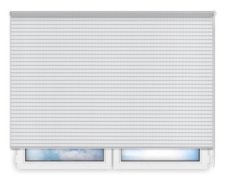 Стандартные рулонные шторы Гэлакси белый цена. Купить в «Мастерская Жалюзи»